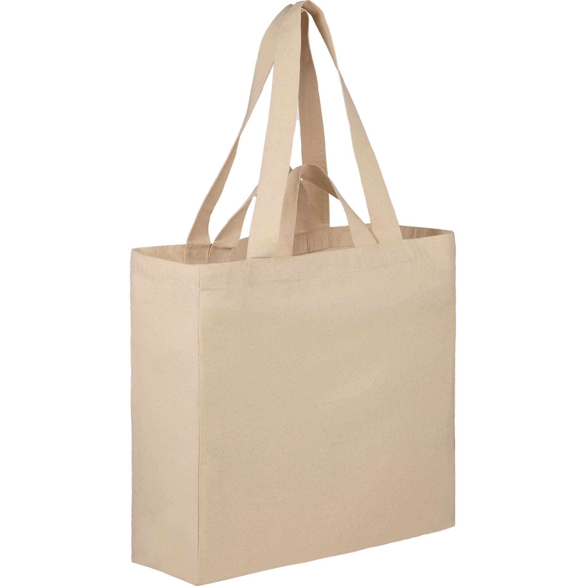 Organic 6oz Cotton Dual Carry Tote - Etchified - GearOne - SM-5228NT