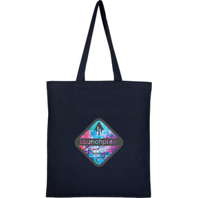 Organic 8oz Cotton Double Stitch Tote - Etchified - GearOne - 7901-40NY