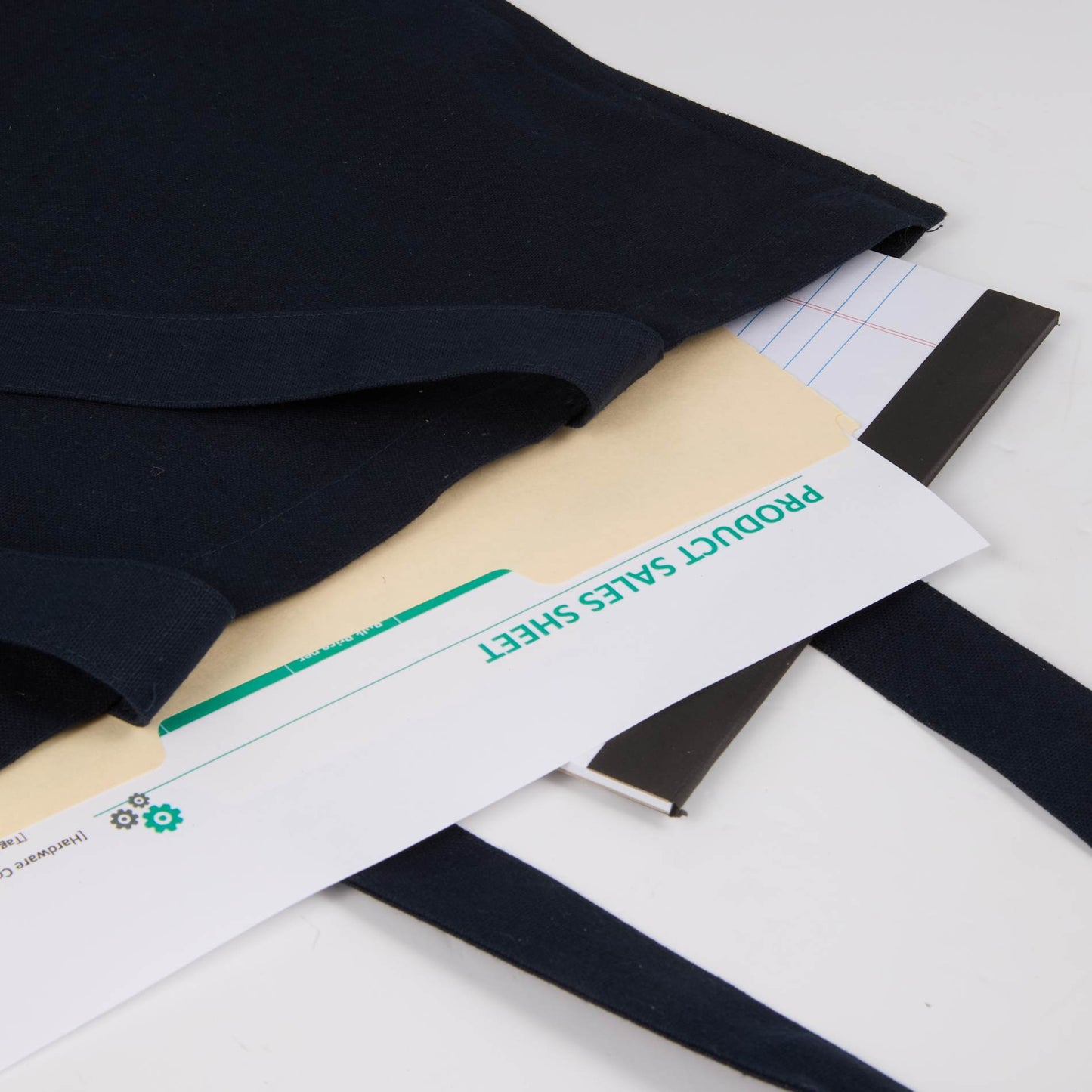 Organic 8oz Cotton Double Stitch Tote - Etchified - GearOne - 7901-40NY