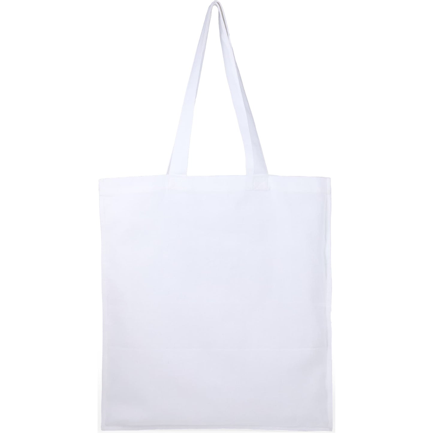 Organic 8oz Cotton Double Stitch Tote - Etchified - GearOne - 7901-40WH