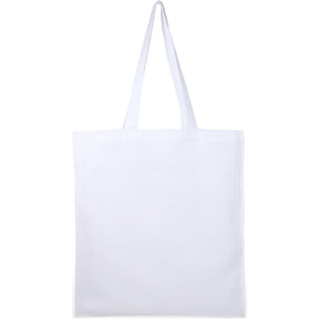 Organic 8oz Cotton Double Stitch Tote - Etchified - GearOne - 7901-40WH