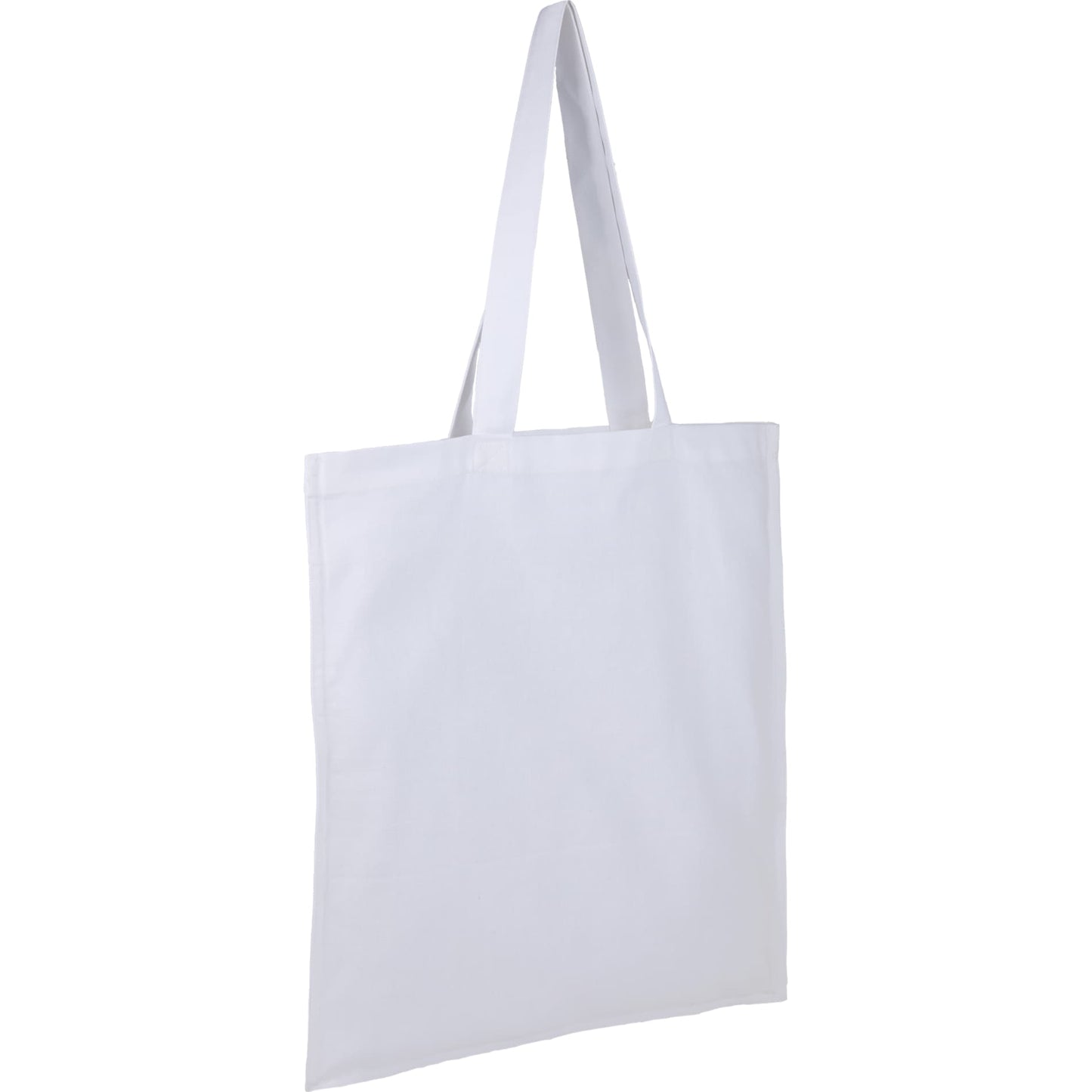 Organic 8oz Cotton Double Stitch Tote - Etchified - GearOne - 7901-40WH