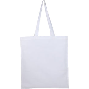 Organic 8oz Cotton Double Stitch Tote - Etchified - GearOne - 7901-40WH