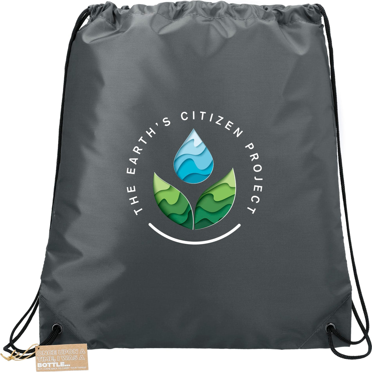Oriole RPET Drawstring Bag - Etchified - Etchified - SM-5917GY
