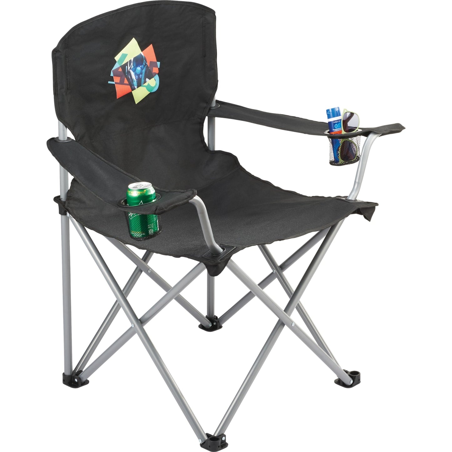Oversized Folding Chair (500lb Capacity) - Etchified - Etchified - 1070-79BK