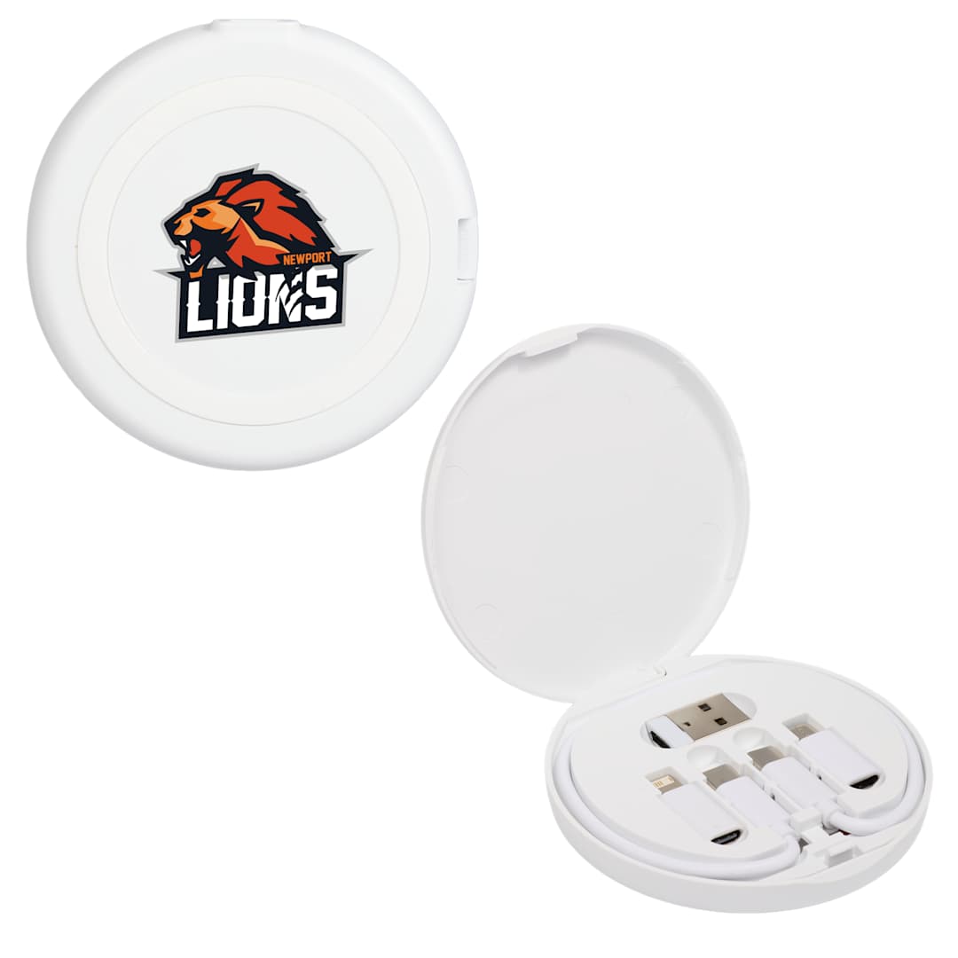 Pad Pal 15W Wireless Charging Pad and 65W Cable Ki - Etchified - PCNA (Leed's/Bullet/Trimark) - 7143-80WH