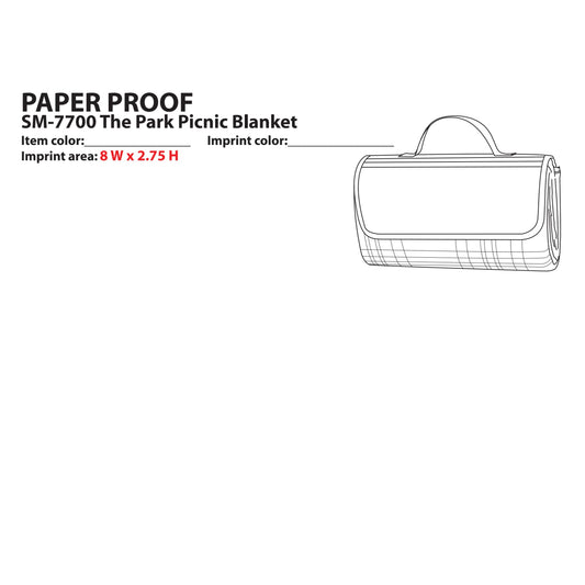 Park Fleece Blanket - Etchified - Etchified - SM-7700BK