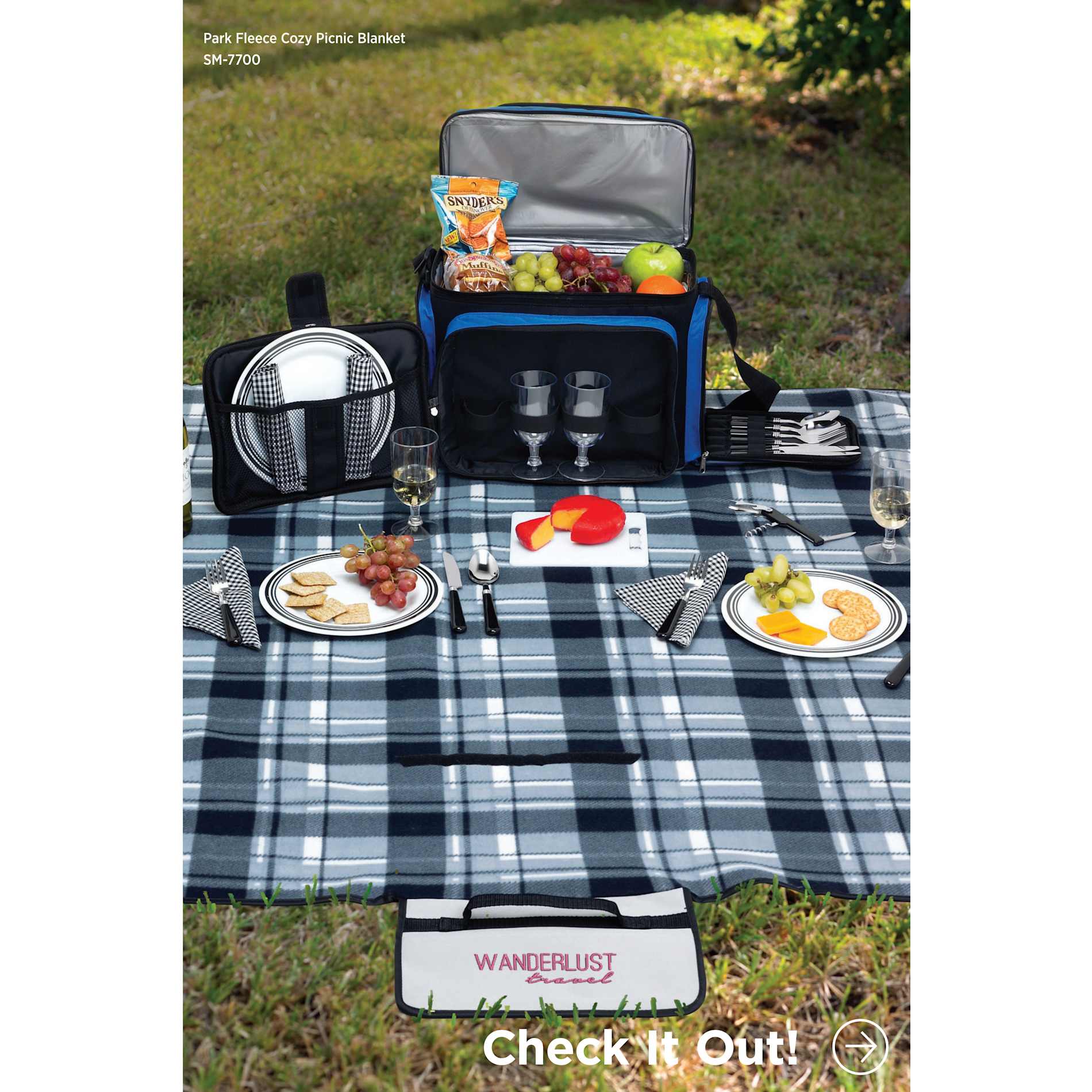 Park Fleece Blanket - Etchified - Etchified - SM-7700BK