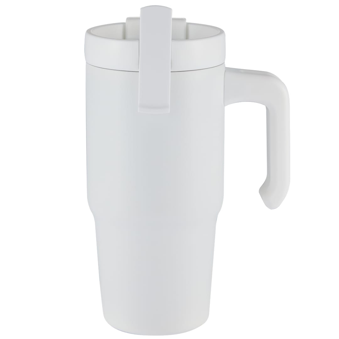 Peak Recycled Insulated Sip or Swig Mug 24oz - Etchified - GearOne - 1602-21WH