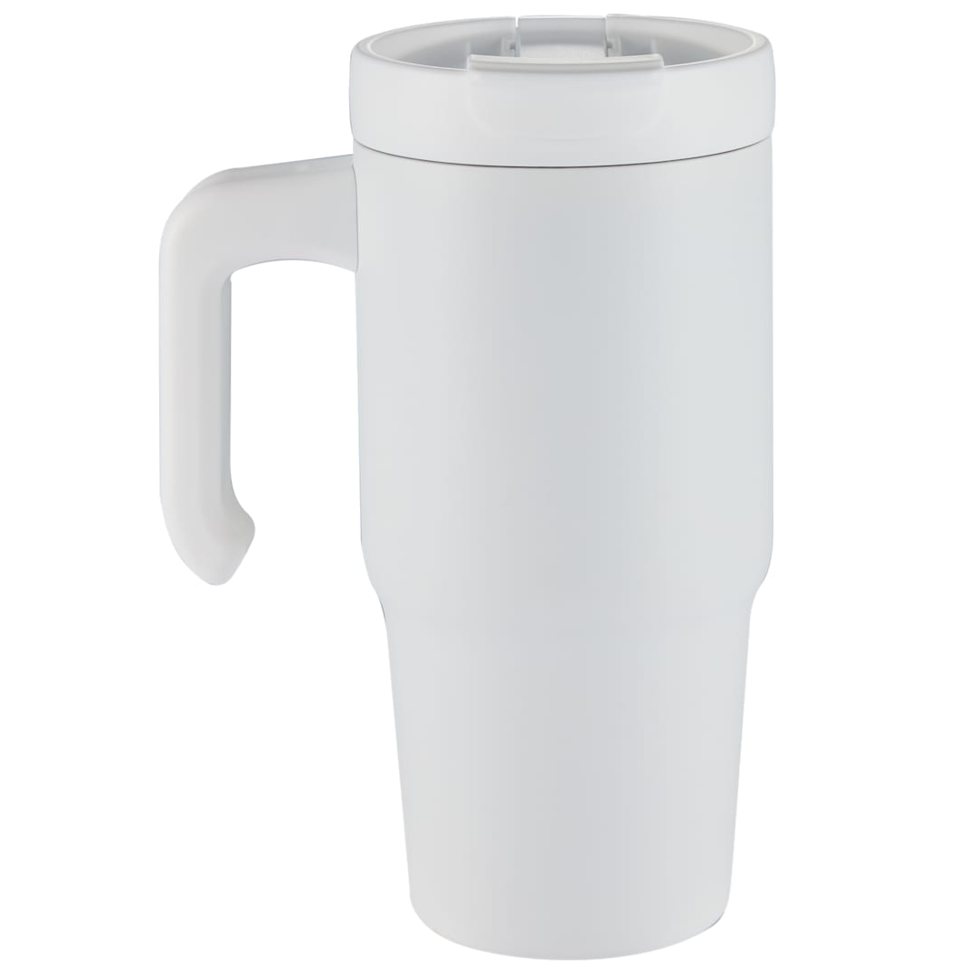 Peak Recycled Insulated Sip or Swig Mug 24oz - Etchified - GearOne - 1602-21WH