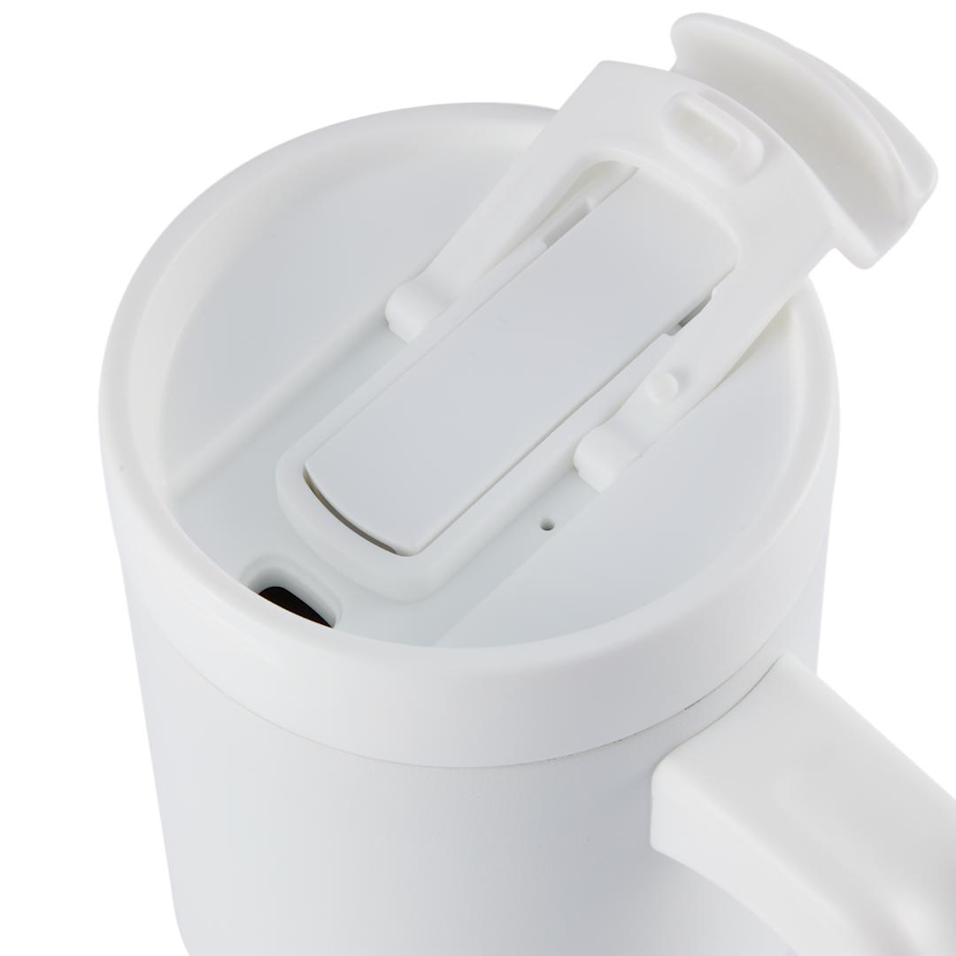 Peak Recycled Insulated Sip or Swig Mug 24oz - Etchified - GearOne - 1602-21WH