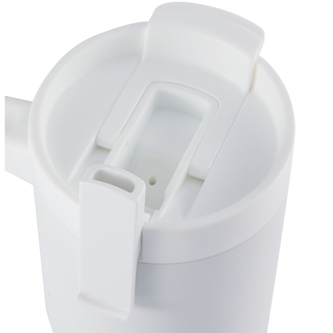 Peak Recycled Insulated Sip or Swig Mug 24oz - Etchified - GearOne - 1602-21WH