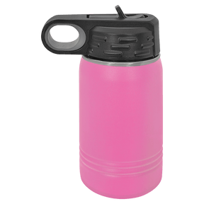 Personalized 12oz Youth Water Bottle with Laser Engraved Logo - Etchified - Polar Camel® - LWB055
