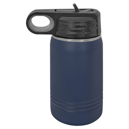 Personalized 12oz Youth Water Bottle with Laser Engraved Logo - Etchified - Polar Camel® - LWB062