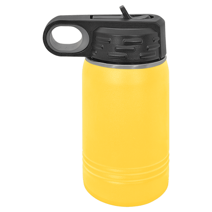 Personalized 12oz Youth Water Bottle with Laser Engraved Logo - Etchified - Polar Camel® - LWB067