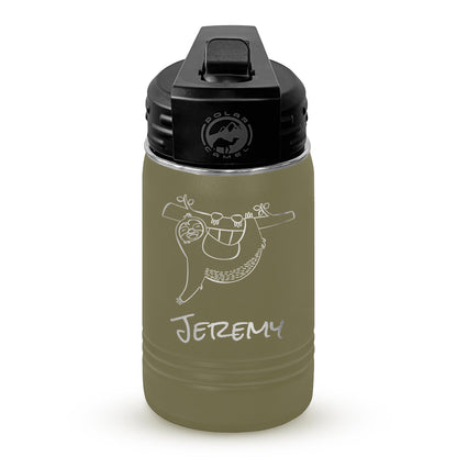 Personalized 12oz Youth Water Bottle with Laser Engraved Logo - Etchified - Polar Camel® - LWB068