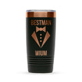 Personalized 20oz Ion Plated Rose - Gold Stainless Steel Tumbler with Slider Lid - Etchified - Polar Camel® - LTM7290