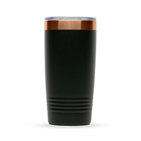 Personalized 20oz Ion Plated Rose - Gold Stainless Steel Tumbler with Slider Lid - Etchified - Polar Camel® - LTM7290