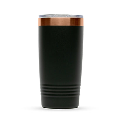 Personalized 20oz Ion Plated Rose - Gold Stainless Steel Tumbler with Slider Lid - Etchified - Polar Camel® - LTM7290