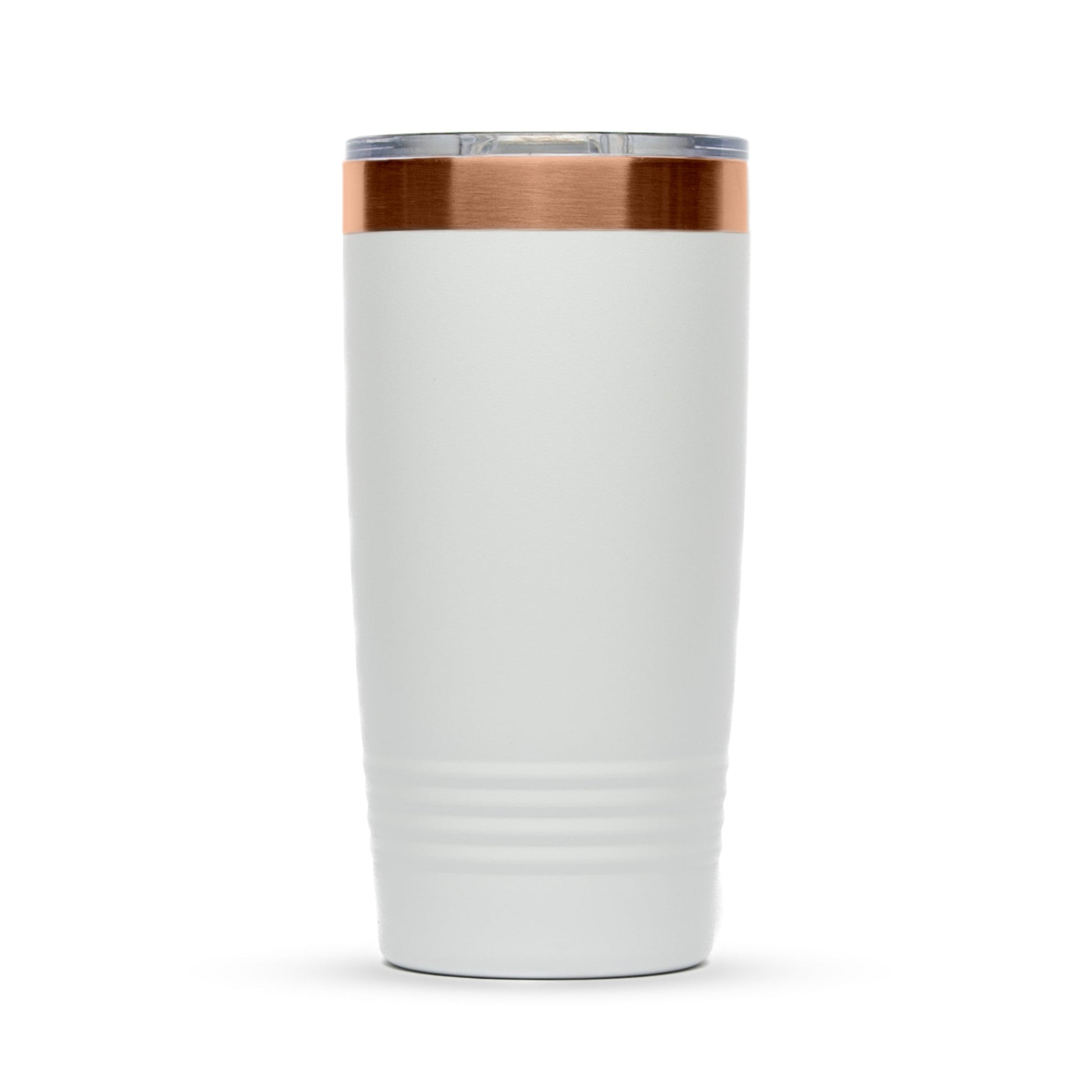 Personalized 20oz Ion Plated Rose - Gold Stainless Steel Tumbler with Slider Lid - Etchified - Polar Camel® - LTM7290