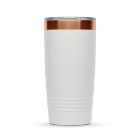 Personalized 20oz Ion Plated Rose - Gold Stainless Steel Tumbler with Slider Lid - Etchified - Polar Camel® - LTM7290