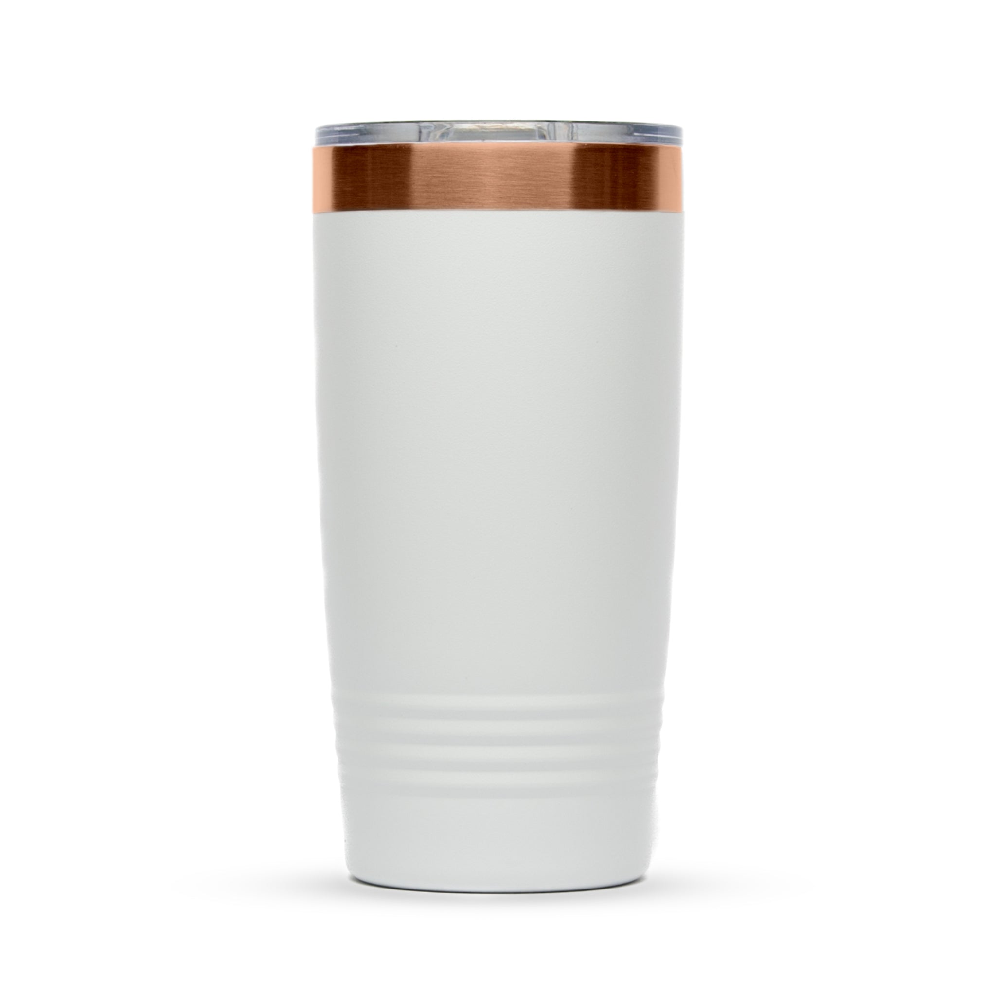 Personalized 20oz Ion Plated Rose - Gold Stainless Steel Tumbler with Slider Lid - Etchified - Polar Camel® - LTM7290