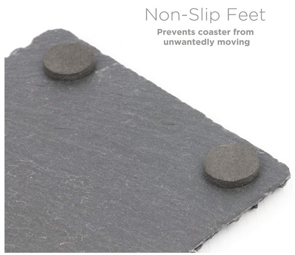 Personalized 6 Piece Slate Coaster Set - Etchified - Etchified - 