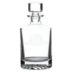Personalized Criss-Cross Decanter and Glasses Set - Etchified-Polar Camel®-DC401