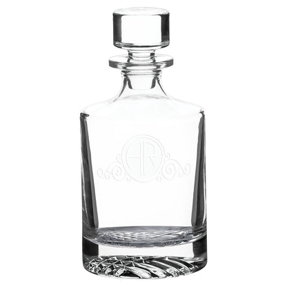 Personalized Criss-Cross Decanter and Glasses Set - Etchified-Polar Camel®-DC401