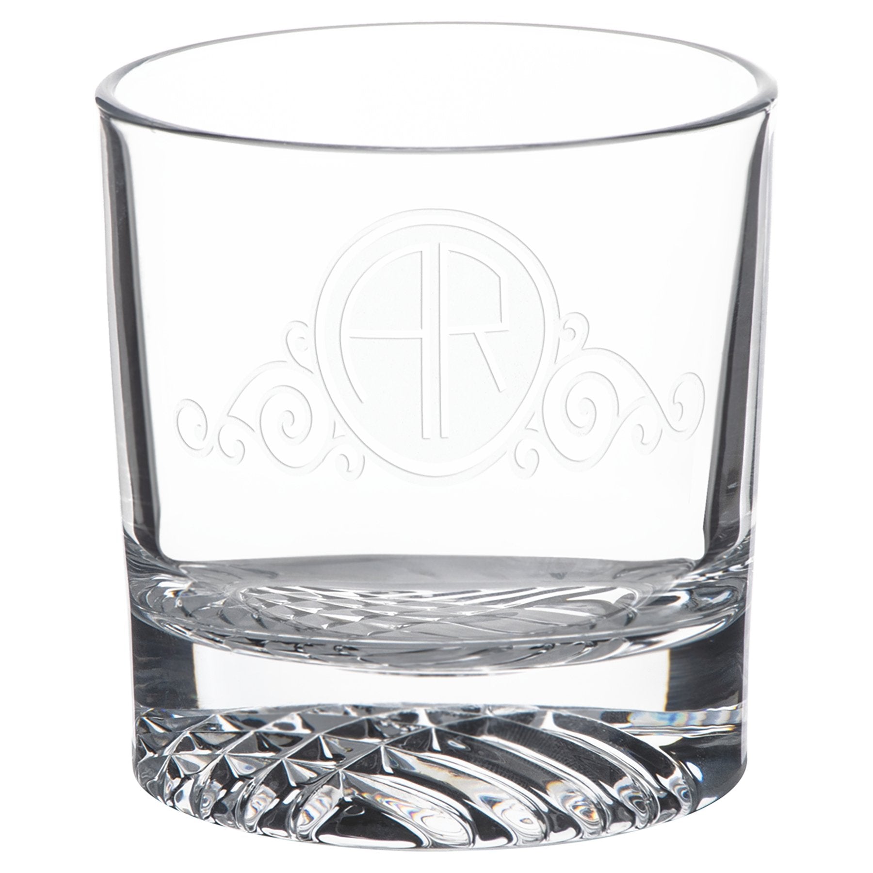 Personalized Criss-Cross Decanter and Glasses Set - Etchified-Polar Camel®-DC401