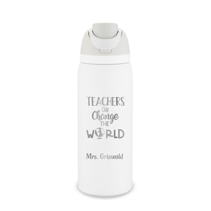 Personalized Owala® 32oz FreeSip Insulated Water Bottle with Straw - Etchified - Owala® - 79471