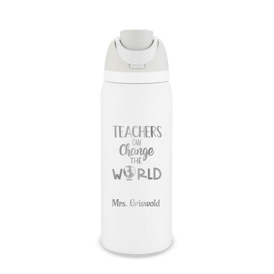 Personalized Owala® 32oz FreeSip Insulated Water Bottle with Straw - Etchified - Owala® - 79471