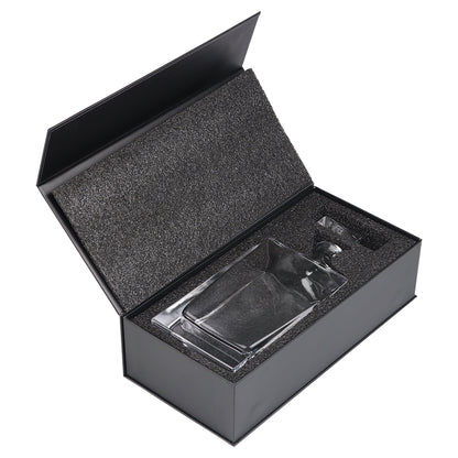 Personalized Rectangle Whiskey Decanter - Easy Monogramming - Etchified - Polar Camel® - DC351