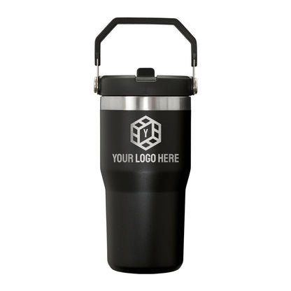 Personalized STANLEY® IceFlow™ Flip Straw Tumbler - 20 oz - Etchified-STANLEY®-1603-04BK