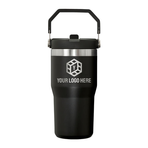 Personalized STANLEY® IceFlow™ Flip Straw Tumbler - 20 oz - Etchified-STANLEY®-1603-04BK