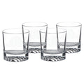 Personalized Waffle Pattern 4 - Piece Glasses Set - Etchified - Polar Camel® - DCS403