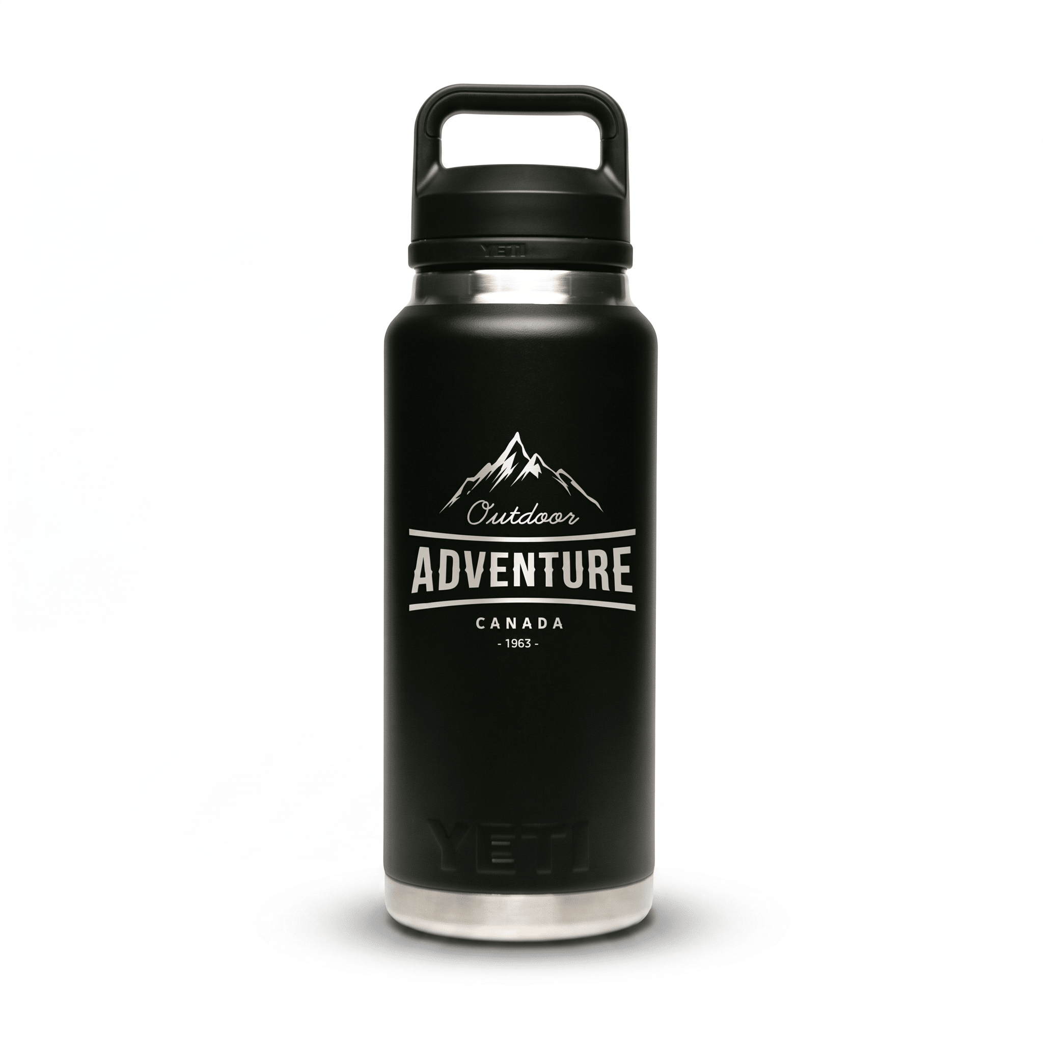 Personalized YETI® 36oz (1L) Bottle with Chug Cap - Etchified-YETI®-YRAM36BLACK