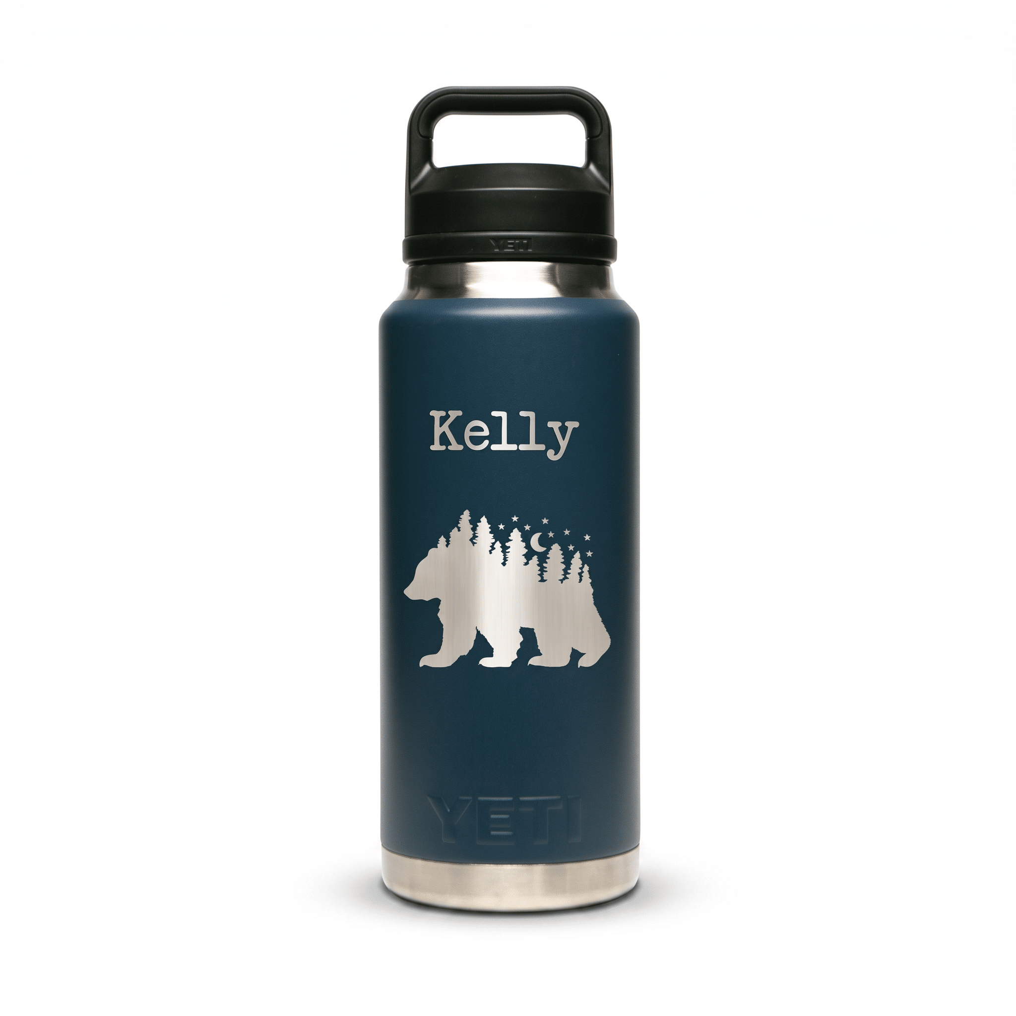Personalized YETI® 36oz (1L) Bottle with Chug Cap - Etchified-YETI®-YRAM36NAVY