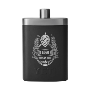 Personalized YETI® 7 oz Flask - Etchified-YETI®-YTF7-BLK