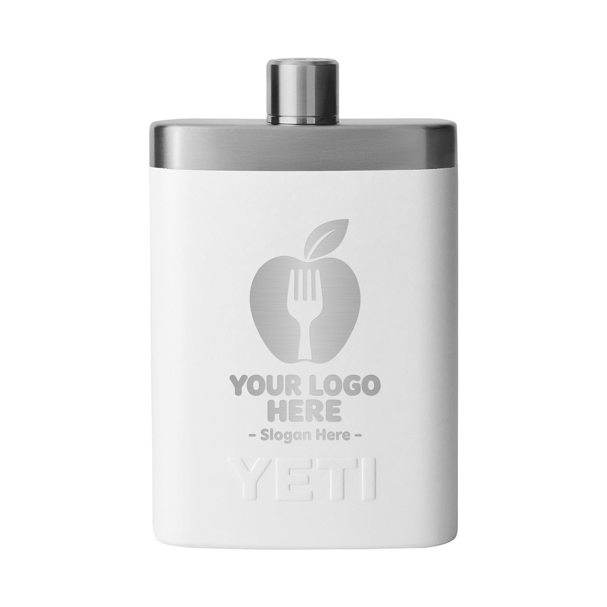 Personalized YETI® 7 oz Flask - Etchified-YETI®-YTF7-WHT