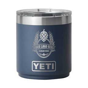 Personalized YETI® Rambler® 10 oz Stackable Lowball with DuraSip™ Ceramic Lining - Etchified-YETI®-YTR10CSTK-BLUNVY