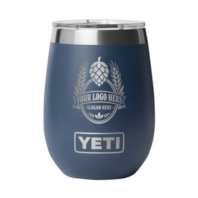 Personalized YETI® Rambler® 10 oz Wine Tumbler with DuraSip™ Ceramic Lining - Etchified-YETI®-YTR10WDCL-BLUNVY