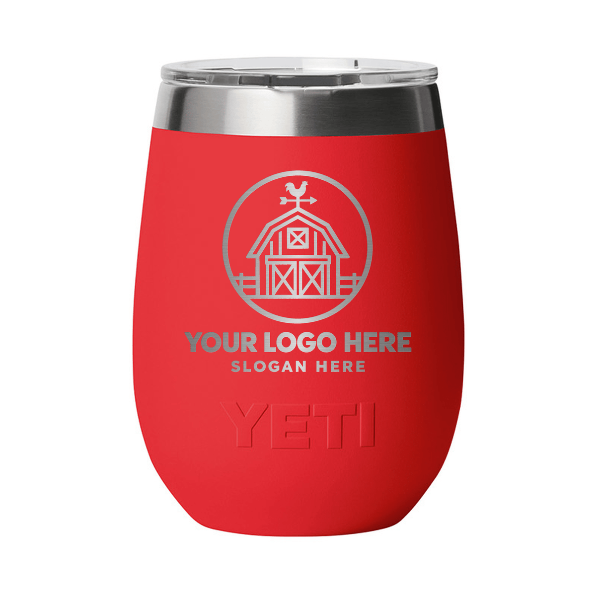 Personalized YETI® Rambler® 10 oz Wine Tumbler with DuraSip™ Ceramic Lining - Etchified-YETI®-YTR10WDCL-REDRESC