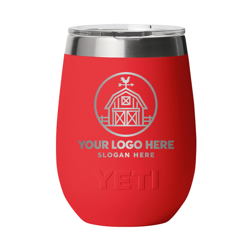 Personalized YETI® Rambler® 10 oz Wine Tumbler with DuraSip™ Ceramic Lining - Etchified-YETI®-YTR10WDCL-REDRESC