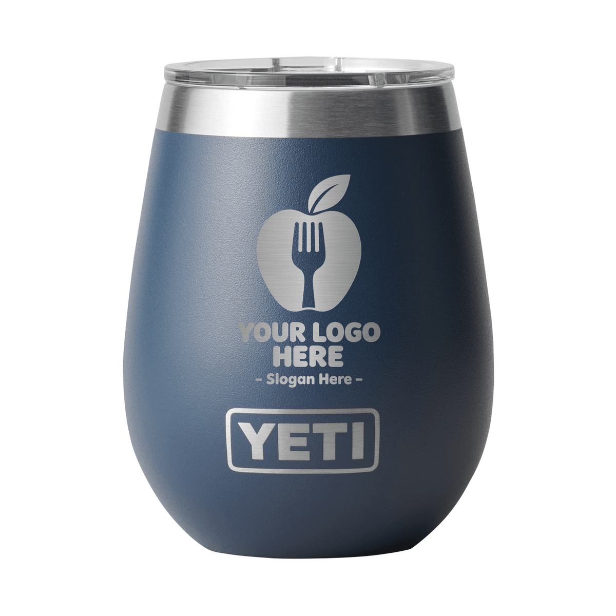 Personalized YETI® Rambler® 10 oz Wine Tumbler with MagSlider™ Lid - Etchified-YETI®-YTRMSW-BLUNVY