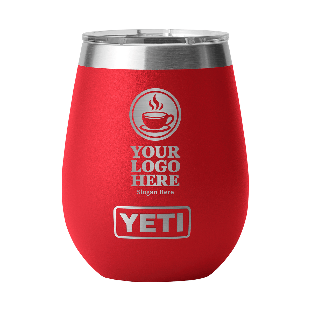 Personalized YETI® Rambler® 10 oz Wine Tumbler with MagSlider™ Lid - Etchified-YETI®-YTRMSW-REDRESC