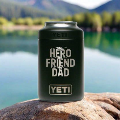 Personalized YETI® Rambler® 12 oz (355mL) Colster® Can Cooler - Etchified-YETI®-YCOL12BLACK