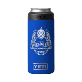 Personalized YETI® Rambler® 12 oz Colster® Slim Can Cooler - Etchified-YETI®-YTR12SC-BLURYL