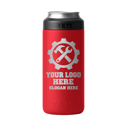 Personalized YETI® Rambler® 12 oz Colster® Slim Can Cooler - Etchified-YETI®-YTR12SC-REDRESC