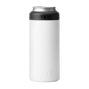 Personalized YETI® Rambler® 12 oz Colster® Slim Can Cooler - Etchified-YETI®-YTR12SC-WHT